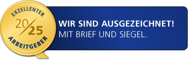 ExzAg2025-eMail-Banner GERMANIA: SIegel, ausgezeichneter Arbeitgeber